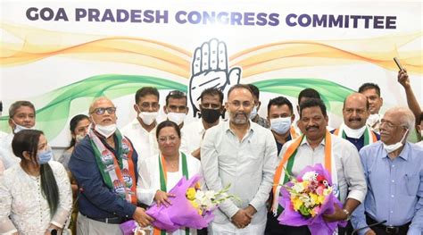 Day After He Quit BJP Micheal Lobo Joins Congress Goa News The