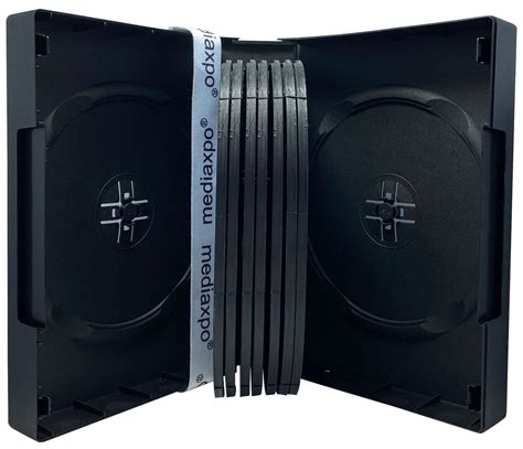 Black 16 Disc DVD Cases – CheckOutStore.com