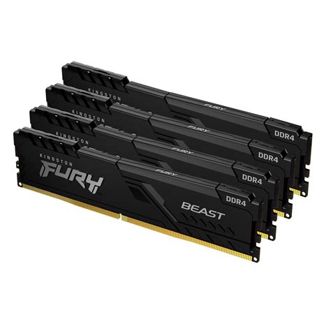 Kingston FURY Beast 64GB (4 x 16GB) 3600MHz DDR4 CL18 UDIMM 16Gbit Memory Kit - A-Power Computer ...