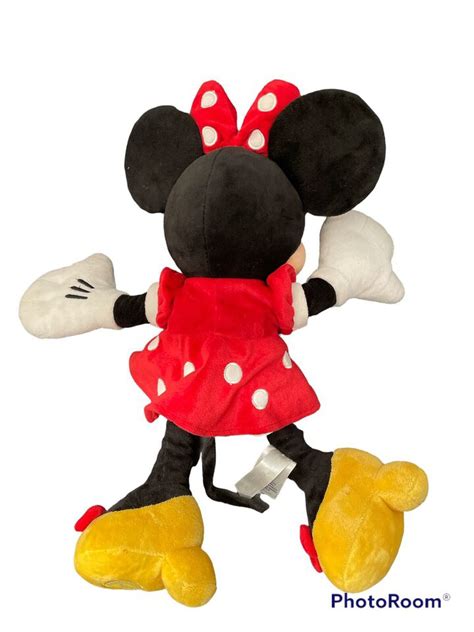 Usa Disney Minnie Mouse Red Dress Plush 11 Inch Doll