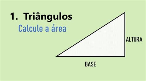 Tri Ngulo Calcule A Rea Youtube