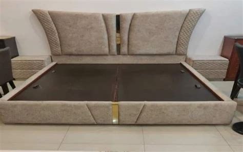 Wooden Cushion Double Bed At Rs 45000 In Saharanpur ID 2852327394233