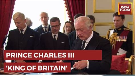 Prince Charles Iii Proclamation Ceremony Underway Declared Britain S