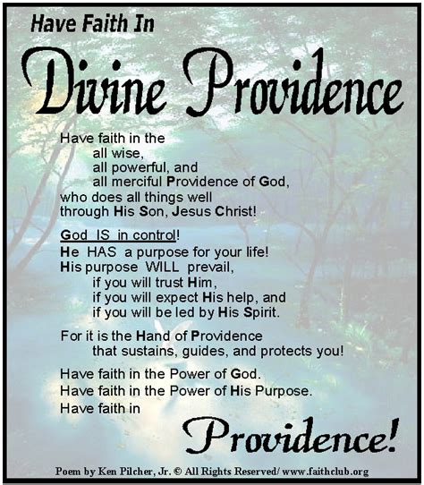 Quotes On God S Providence - ShortQuotes.cc