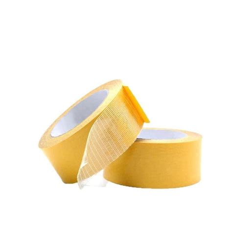 Strong Fixation Double Sided Fiberglass Grid Sticky Tape Transparent