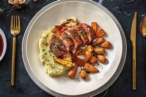 Duck Breast With Mash Carrots Recipe HelloFresh