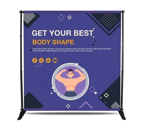 Buy Outdoor Banner Stands For Trade Shows And Events Bannerbuzz Ca