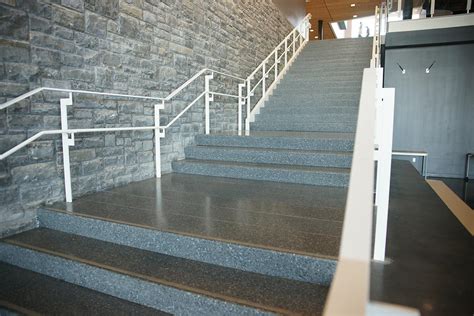 Terrazzo Stair Treads And Risers Precast Terrazzo