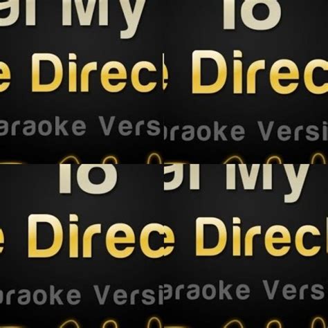 Four Full Album Karaoke One Direction Sing King Karaoke