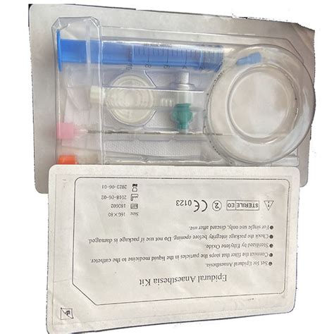 Medical Anesthesia Mini Pack Combined Epidural And Spinal Kit China