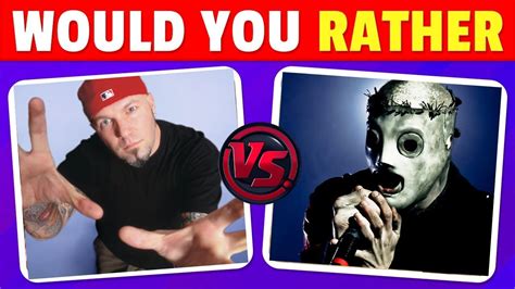 Would You Rather Nu Metal Edition Slipknot Limp Bizkit System Of