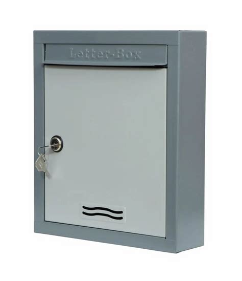 Grey Mild Steel Ms Letter Box Single Key Lock Size At