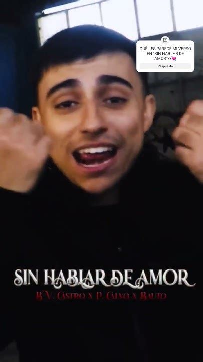 ¿quÉ Les Parece Mi Verso En Sin Hablar De Amor💘 Youtube