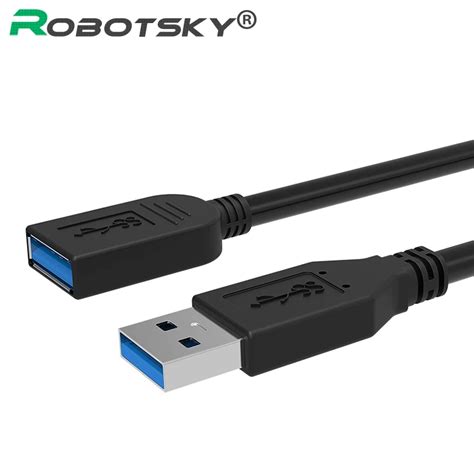 Robotsky Kabel Ekstensi Usb Universal Usb 3 0 Jantan A Ke Usb 3 0 Betina Kabel