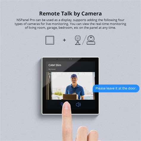 Sonoff Nspanel Pro Smart Home Control Panel Smart Scene Wall Switch Gateway Hub Voice Control