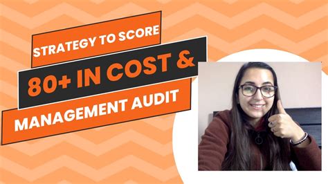 Strategy To Score 80 Marks In Cost And Management Audit How To Score