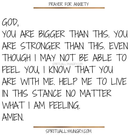 30 Prayers For Anxiety To Say Right Now - Spiritually Hungry