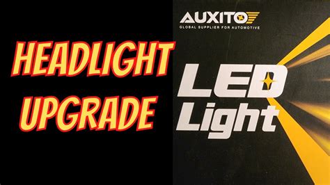 Auxito Led Headlight Upgrade Youtube