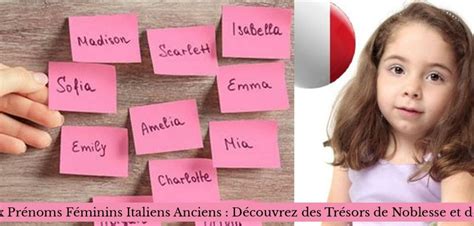 Les Plus Beaux Pr Noms F Minins Italiens Anciens D Couvrez Des