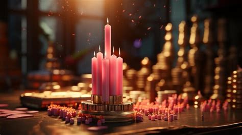 Premium AI Image | advent candle HD 8K wallpaper Stock Photographic Image