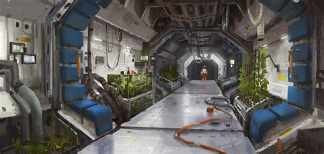 ArtStation - Space station Corridor 01