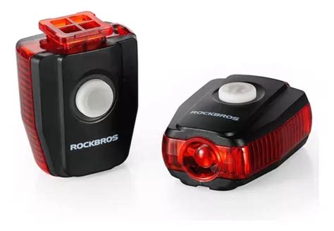 Luz Trasera Para Bicicleta Usb Rockbros Bk Mercado Libre