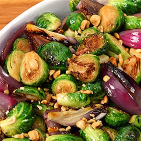 Maple Roasted Brussels Sprouts With Hazelnuts Canadian Living