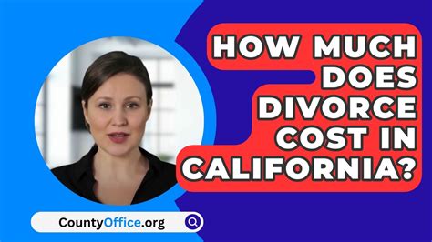 How Much Does Divorce Cost In California Youtube