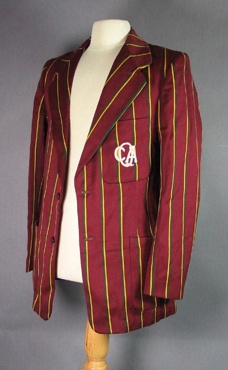 Queensland cricket team blazer with QCA monogram, worn by Peter Burge - Australian Sports Museum