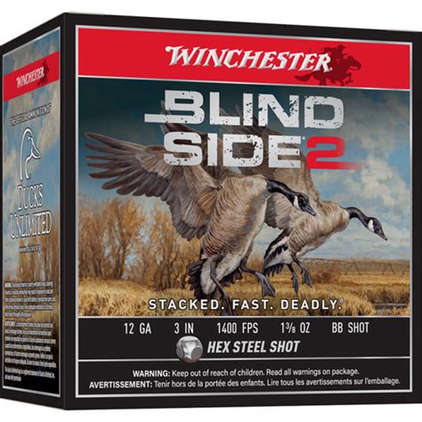 Winchester 12 Ga Blind Side 2 3 1 38 Bb Steel Shot 25 Rnds