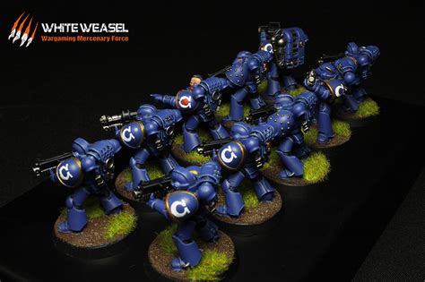 Ultramarines Tactical Squads Bikes And Captain White Weasel Studio