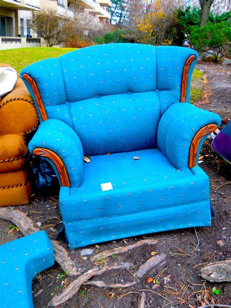 Bright Blue Chair In The Garbage Rosanne Maccormick Keen Flickr