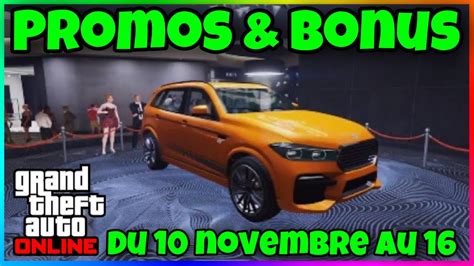 PROMOS ET BONUS DE LA SEMAINE SUR GTA 5 ONLINE 2 VOITURES GRATUITES