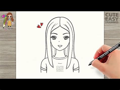 How To Draw A Anime Girl Step By Step For Kids