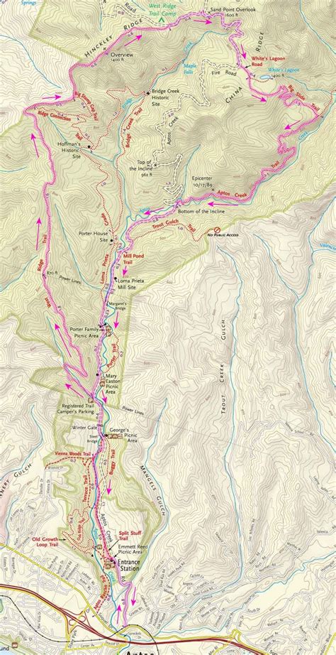 Nisene Marks State Park Map