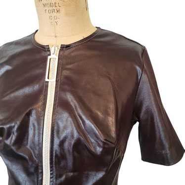 Vintage 1960s Mod Spandex Lycra Hot Pants Jumpsuit Ro Gem