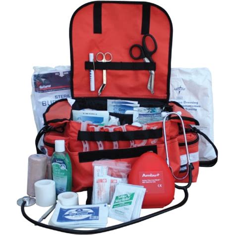 Emt Basic Responder First Aid Kit Includes Trauma Bag