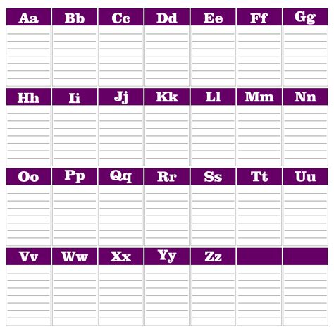 Free Printable Word Templates - Printable Templates