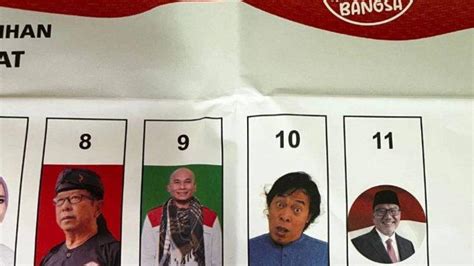 Komeng Ungkap Cerita Di Balik Foto Uniknya Di Surat Suara Yang Viral