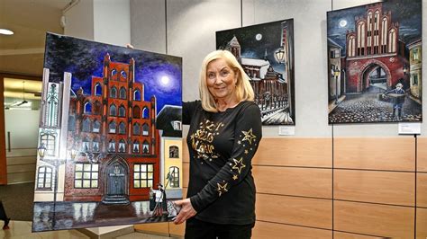 Wismar Ausstellung Mit Malereien Von Katharina Knop In Der Sparkasse