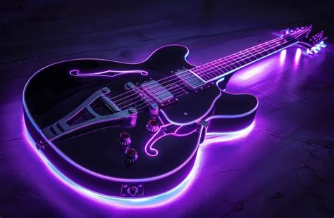 Purple Electric Guitar Wallpapers