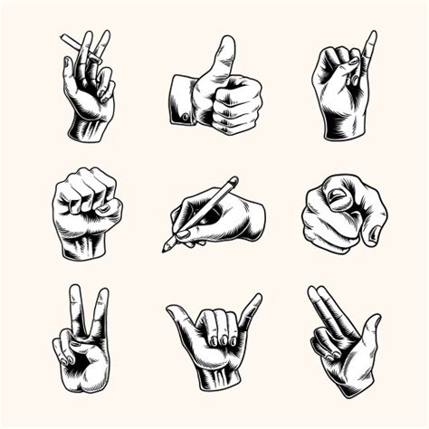 Cool Hand Signs Vector Images Over 19000