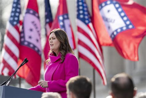 Sarah Huckabee Sanders Sworn In As Arkansas First Female Governor • Arkansas Advocate