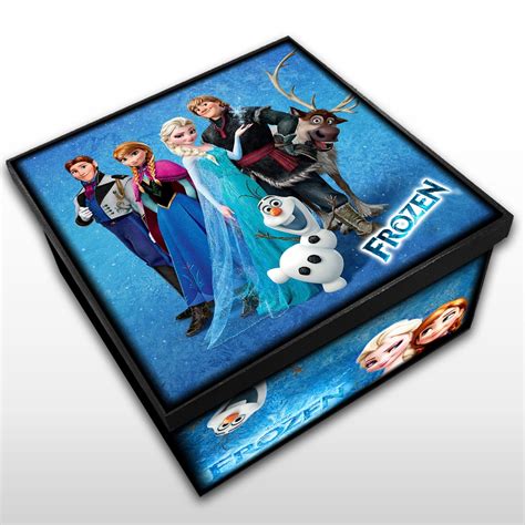 Caixa M Dia Frozen Madeira Mdf Mr Rock Desenho Disney No Shoptime