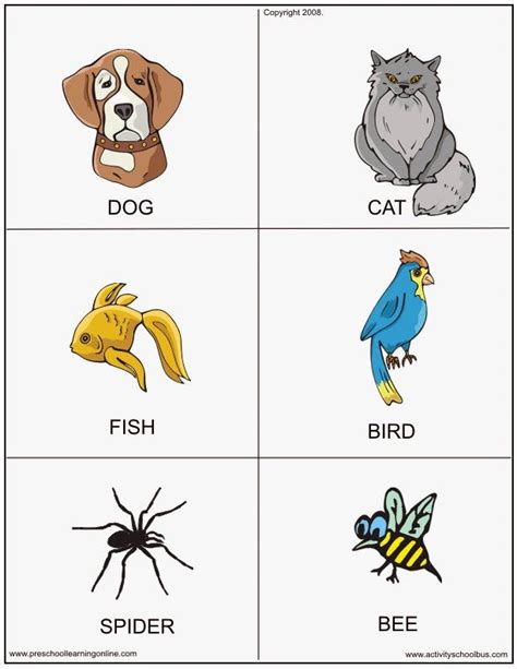 Printable Animal Flash Cards Animal Flashcards Flashcards For Kids