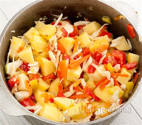 Овощное рагу с кабачками рецепт very fast