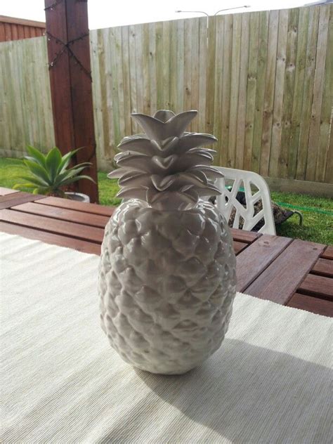 Ceramic Pineapple Ceramic Pineapple Outdoor Decor Garden Sculpture