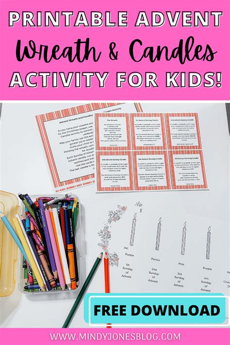 Printable Advent Wreath And Candles Worksheets Fun Activity This Christmas