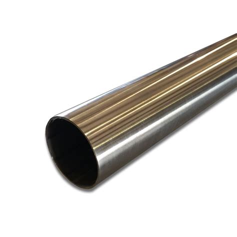 Polished Stainless Steel Round Tube Od X W X Ebay