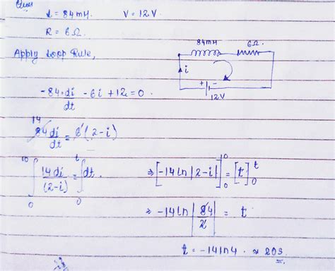 A Coil Of Inductance Mh And Resistance Is Connected To A V